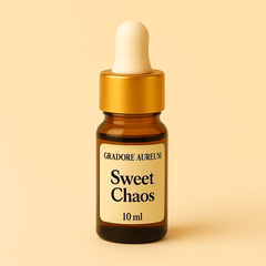 Sweet Chaos – Parfum Oil (10 ml Luxury Roller) | 100ml Luxury Body Oil | Nourishing, Non-Greasy, Fast-Absorbing, Long-lasting Fragrance | Self-Care & Skincare Gift | GRADORE AUREUM