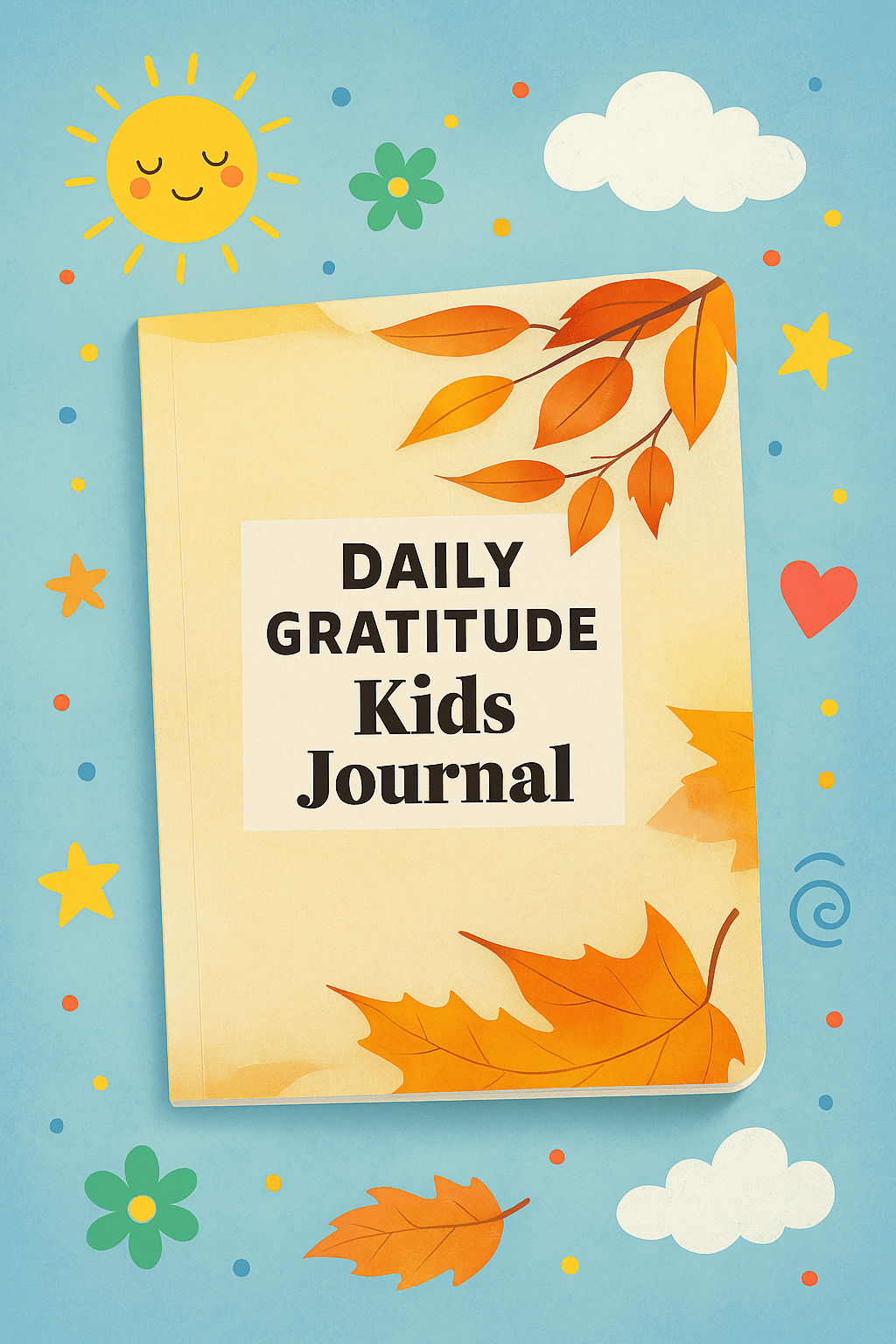 Daily Gratitude Kids Journal | 100ml Luxury Body Oil | Nourishing, Non-Greasy, Fast-Absorbing, Long-lasting Fragrance | Self-Care & Skincare Gift | GRADORE AUREUM