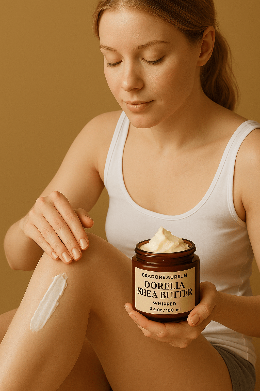 Dorelia Shea Butter – blends with a soft, luxurious feel. | 100ml Luxury Body Oil | Nourishing, Non - Greasy, Fast - Absorbing, Long - lasting Fragrance | Self - Care & Skincare Gift | GRADORE AUREUM