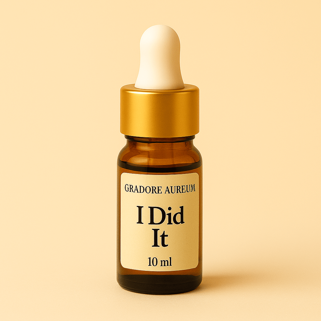 I Did It – Parfum Oil (10 ml Luxury Roller) | 100ml Luxury Body Oil | Nourishing, Non-Greasy, Fast-Absorbing, Long-lasting Fragrance | Self-Care & Skincare Gift | GRADORE AUREUM