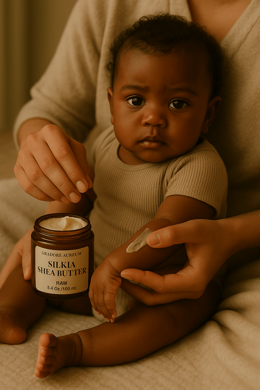 Silkia Raw Nilotica Shea Butter – Winter Skin Rescue | 100ml Luxury Body Oil | Nourishing, Non - Greasy, Fast - Absorbing, Long - lasting Fragrance | Self - Care & Skincare Gift | GRADORE AUREUM