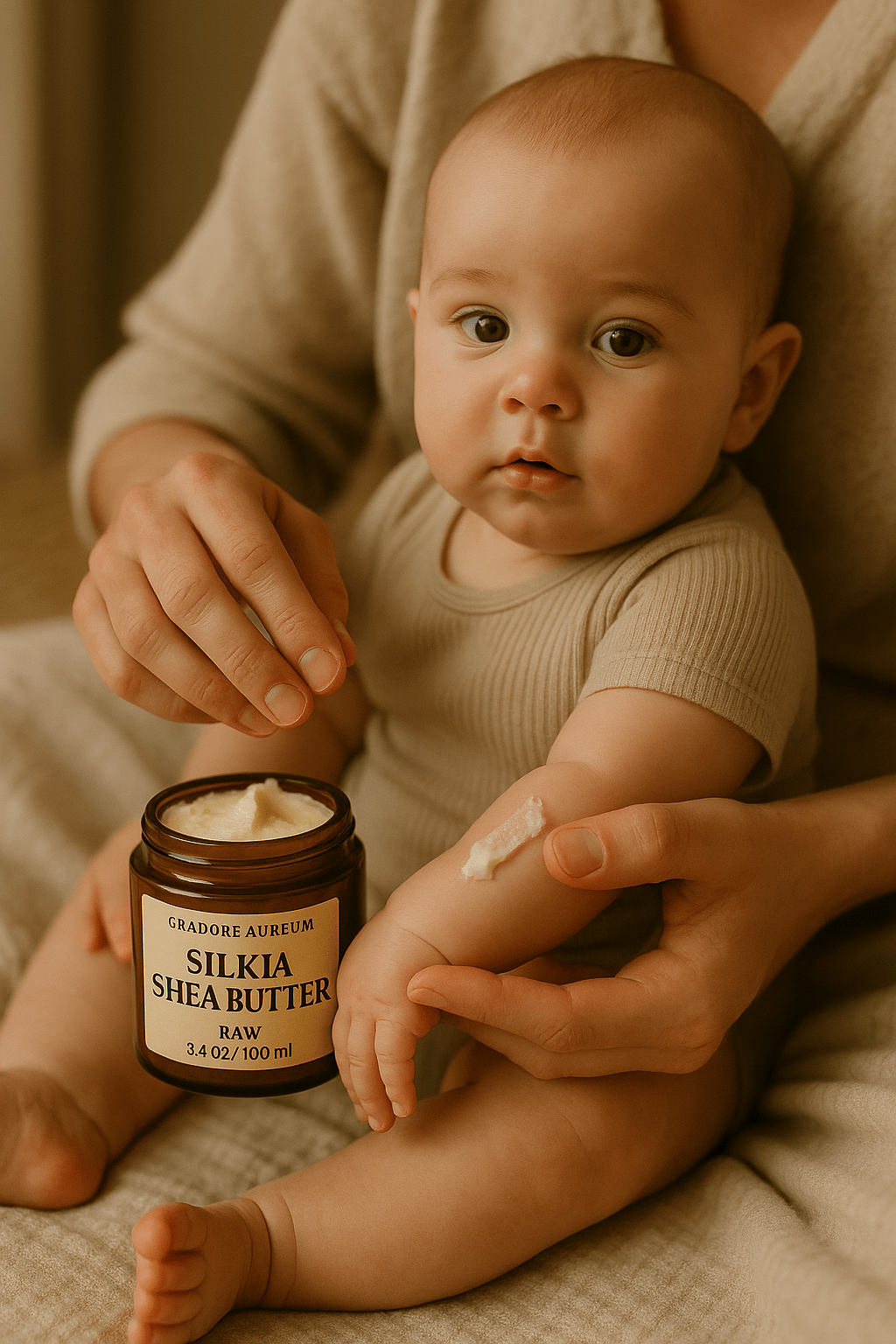 Silkia Raw Nilotica Shea Butter – Winter Skin Rescue | 100ml Luxury Body Oil | Nourishing, Non - Greasy, Fast - Absorbing, Long - lasting Fragrance | Self - Care & Skincare Gift | GRADORE AUREUM