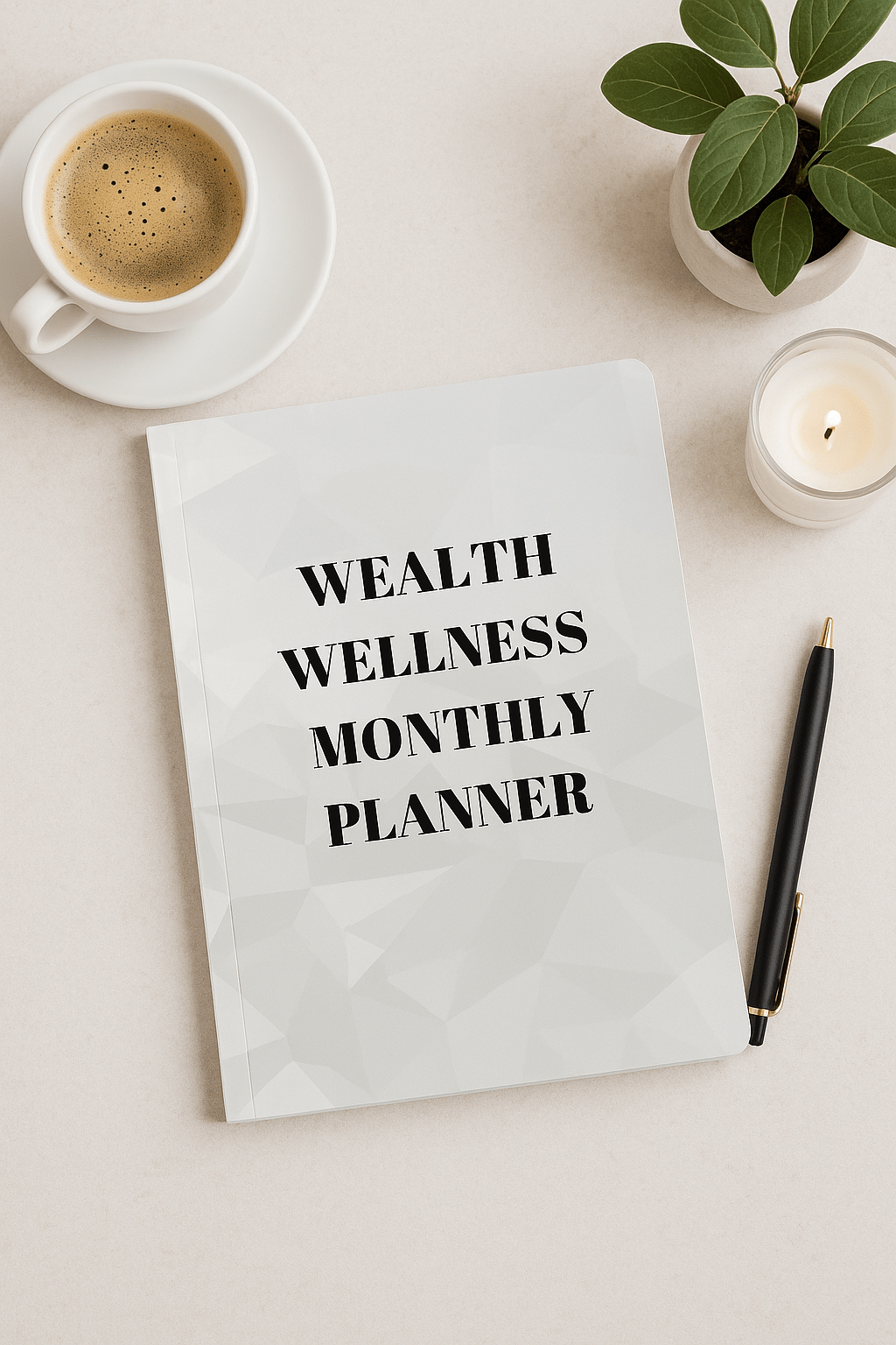 Wealth Wellness Monthly Planner | 100ml Luxury Body Oil | Nourishing, Non - Greasy, Fast - Absorbing, Long - lasting Fragrance | Self - Care & Skincare Gift | GRADORE AUREUM