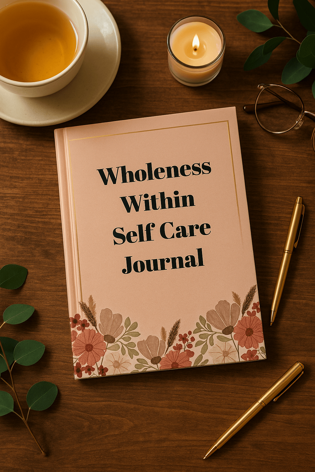 Wholeness Within Self Care Journal | 100ml Luxury Body Oil | Nourishing, Non - Greasy, Fast - Absorbing, Long - lasting Fragrance | Self - Care & Skincare Gift | GRADORE AUREUM