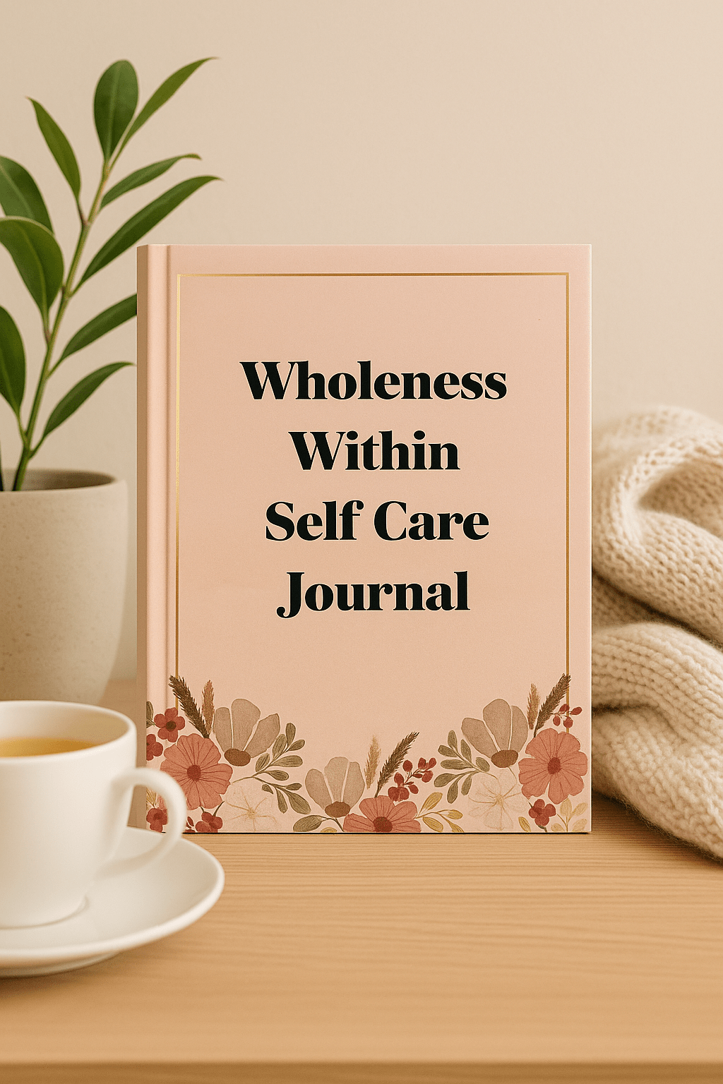 Wholeness Within Self Care Journal | 100ml Luxury Body Oil | Nourishing, Non - Greasy, Fast - Absorbing, Long - lasting Fragrance | Self - Care & Skincare Gift | GRADORE AUREUM